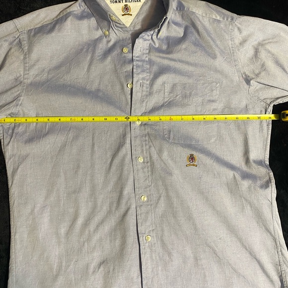 Vintage Tommy Hilfiger Blue Relaxed Fit Casual Shirt - Picture 9 of 12